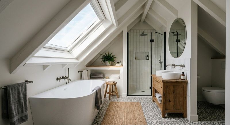 Attic Bathroom Remodeling in Cape May County, NJ