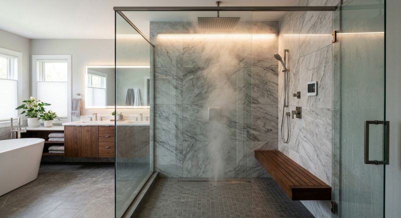 Granite Shower Installation in Cape May County, NJ